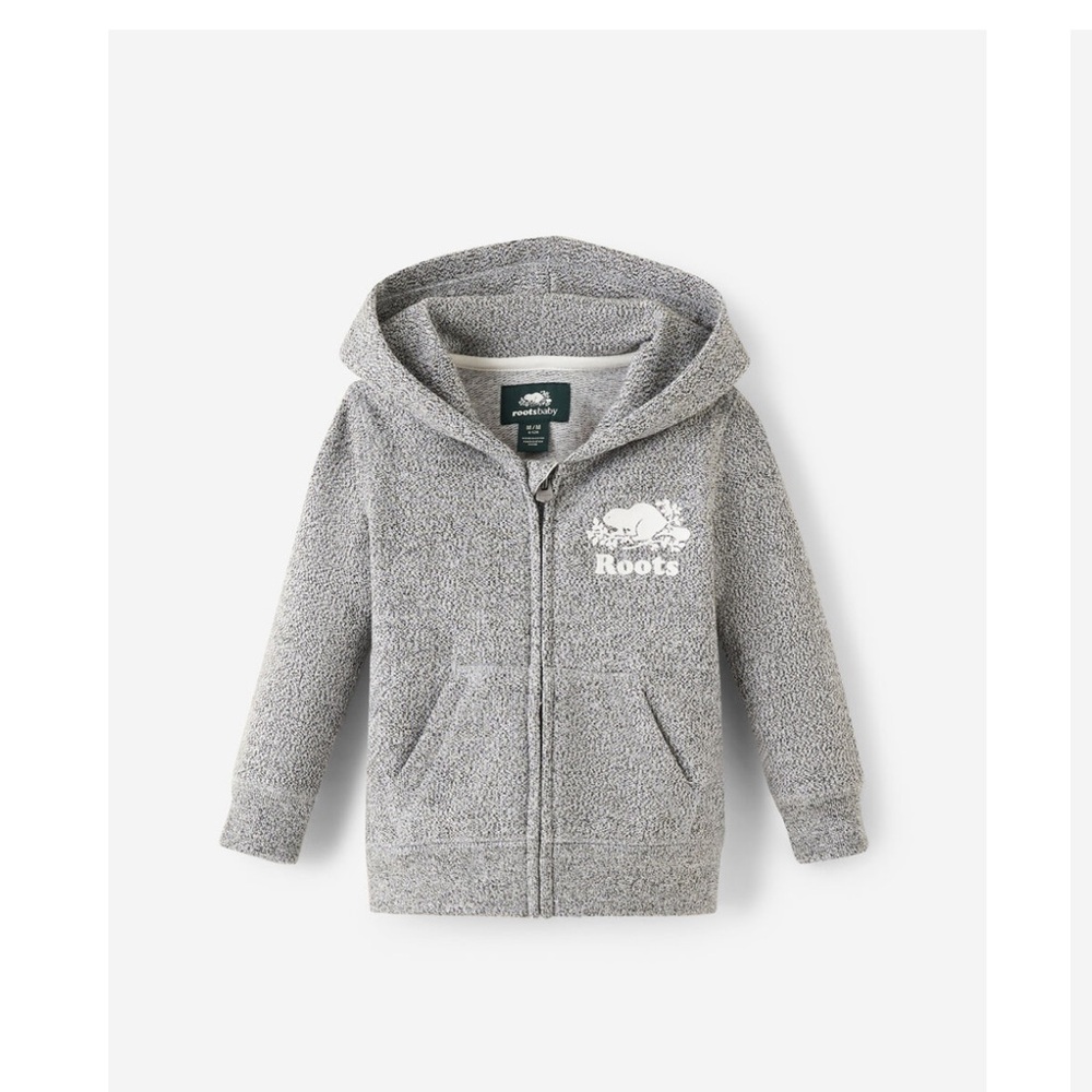 Baby Roots Gray Hoodie